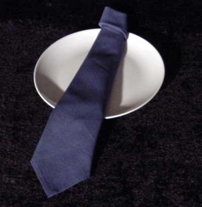 The Necktie napkin design