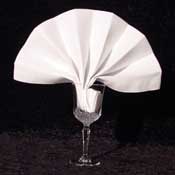 The Goblet Fan Napkin Fold