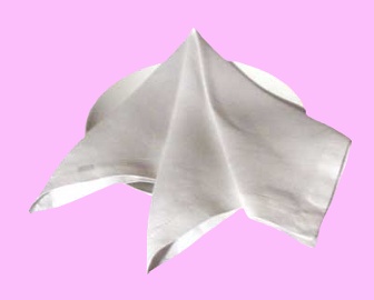 pyramid napkin design