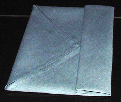 Napkin folding tuxedo shirt top