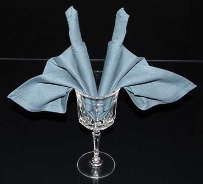 Finished Folded Napkin